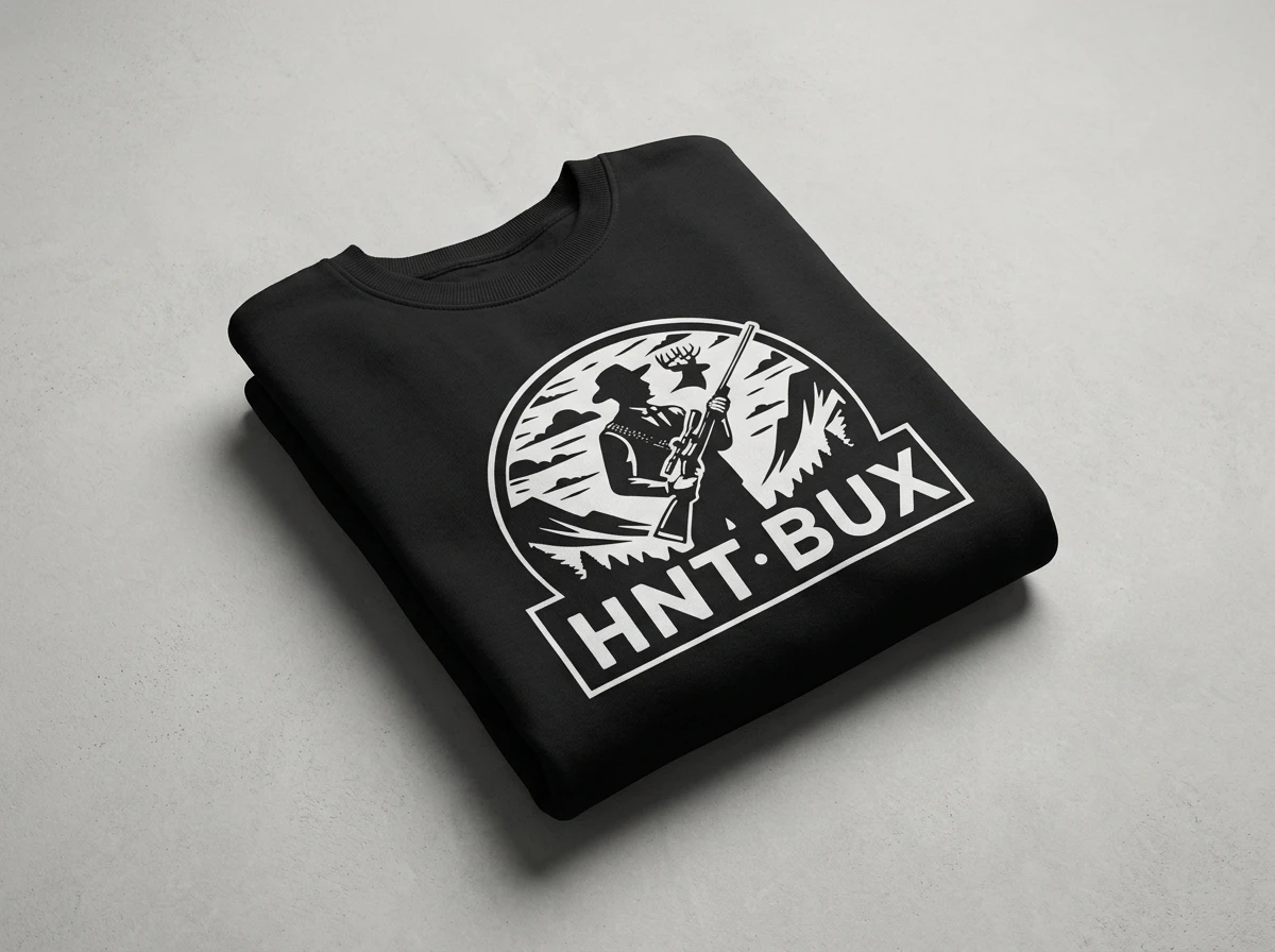 HNT BUX graphic t-shirt front view